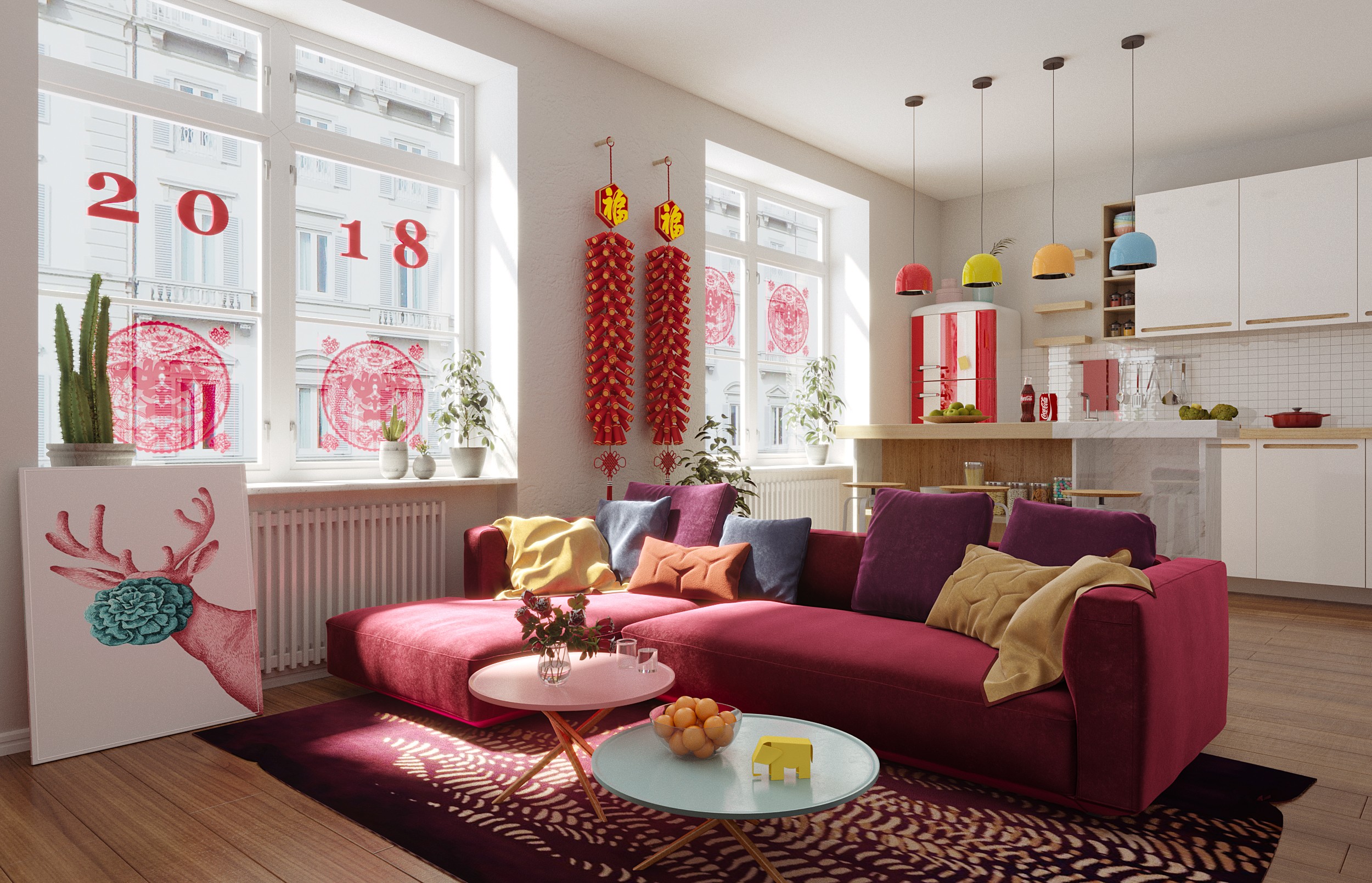枣庄160㎡奶油风三室两厅